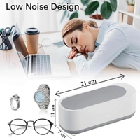 Neo Clean Ultrasonic Jewellery and Glasses Cleaner Machine – 360° Professional Low Noise USB Portable Cleaning Device for Jewellery, Glasses, Watches, and More