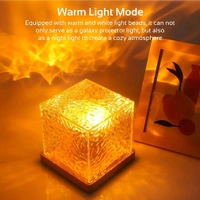 Neo Clean 3D Ocean Wave LED Projector Light – Crystal Table Lamp with Remote Control, Night Light with Water Wave Effect