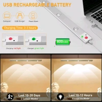 Neo Clean 40cm Motion Sensor Under Cabinet Light – USB Rechargeable, Dimmable, Wireless LED Closet Light for Home, Kitchen, Stairs, and Wardrobe