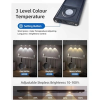 Neo Clean 40cm Motion Sensor Under Cabinet Light – USB Rechargeable, Dimmable, Wireless LED Closet Light for Home, Kitchen, Stairs, and Wardrobe