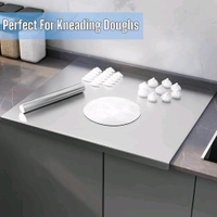 Neo Clean 304 Stainless Steel Chopping Board with Lip - Non-Slip, Rust-Proof, Easy-to-Use Cutting Board for Vegetables, Meat, Fish, and Fruits (42 x 32 cm, Medium)