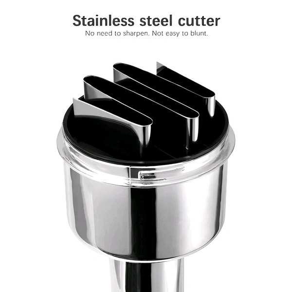 Neo Clean Manual Vegetable Chopper - Onion, Garlic, Hand Press Mincer, Cutter, Twister, Dicer Kitchen Tool - Pack of 1
