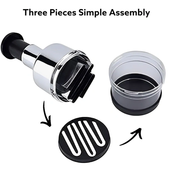 Neo Clean Manual Vegetable Chopper - Onion, Garlic, Hand Press Mincer, Cutter, Twister, Dicer Kitchen Tool - Pack of 1