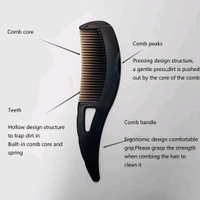 Neo Clean Anti-Dandruff Hair Comb for Women & Men - Scalp Massager, Hair Growth Wet Brush, Painless Dandruff Remover with Bristles for Easy Dandruff Removal