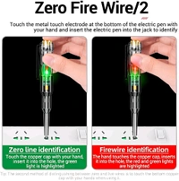 Neo Clean Non-Contact AC/DC Voltage Tester Pen 70-250V - LED Electrical Circuit Tester Screwdriver & Power Detector