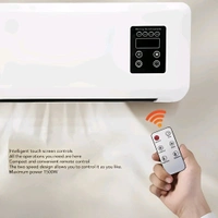 Neo Clean 2-in-1 Portable Smart Air Cooler & Heater - Mini Wall-Mounted Split AC Design Cooler with Remote Control, Air Curtain Fan for Home & Office Cooling & Heating System