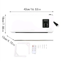 Neo Clean 2-in-1 Portable Smart Air Cooler & Heater - Mini Wall-Mounted Split AC Design Cooler with Remote Control, Air Curtain Fan for Home & Office Cooling & Heating System