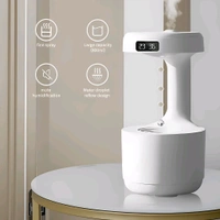 Neo Clean Anti-Gravity Water Drop Humidifier with LED Display – Ultrasonic Quiet Cool Mist Maker for Office & Bedroom (800 ml)