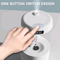 Neo Clean Anti-Gravity Water Drop Humidifier with LED Display – Ultrasonic Quiet Cool Mist Maker for Office & Bedroom (800 ml)