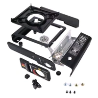 Neo Clean Portable Camping Gas Stove with Carry Case - 2900W Compact Outdoor Stove, Compatible with Gas Cartridges & External Gas Cylinders