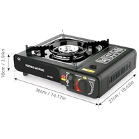 Neo Clean Portable Camping Gas Stove with Carry Case - 2900W Compact Outdoor Stove, Compatible with Gas Cartridges & External Gas Cylinders