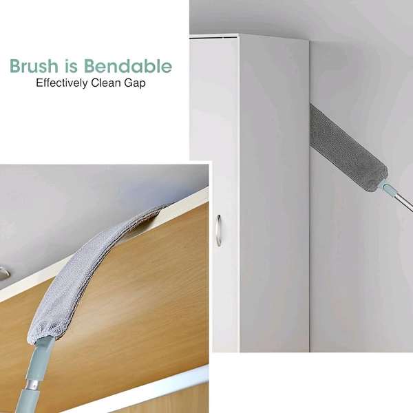 Neo Clean Retractable Microfiber Gap Dust Cleaner with Extension Pole – Under Appliance, Bed, Sofa & High Ceiling Duster