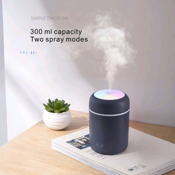 H2O Ultrasonic H2O Cool Mist Humidifier & Essential Oil Diffuser – Quiet Aroma Diffuser for Home & Room Moisture Control