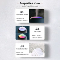 H2O Ultrasonic H2O Cool Mist Humidifier & Essential Oil Diffuser – Quiet Aroma Diffuser for Home & Room Moisture Control
