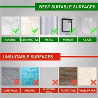 Neo Clean Transparent Self-Adhesive Male/Female Wall Hooks – Plastic Waterproof Sticker Hooks for Bathroom, Kitchen, and Home Organization (Pack of 12)