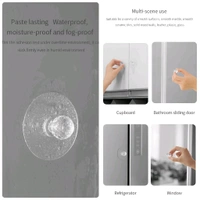 Neo Clean 12 Pcs Self-Adhesive Crystal Drawer Pull Knobs - Clear Acrylic Diamond Shape Cabinet Handles for Wardrobe, Kitchen, Bathroom, Dresser, Furniture, and Windows
