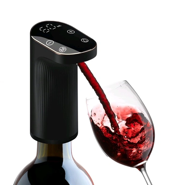 Neo Clean Smart Alcohol Dispenser & Wine Aerator - 1-999ML Peg Measurer, Instant Aeration, Self-Cleaning System