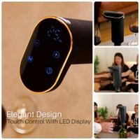 Neo Clean Smart Alcohol Dispenser & Wine Aerator - 1-999ML Peg Measurer, Instant Aeration, Self-Cleaning System