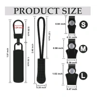 Neo Clean 12Pcs Universal Zipper Repair Kit with Removable Pull Tabs – Metal Zip Puller Replacement for Bags, Clothing, and Garments