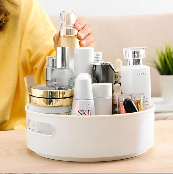 Neo Clean 360° Rotating Spice Rack & Organizer – Lazy Susan for Kitchen, Pantry & Bathroom (Random Colour, Pack Of 1)