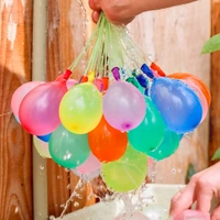 Neo Clean Automatic Fill & Tie Magic Water Balloons for Holi – Multicolor (111 Balloons, Pack of 3 Bunches) | Fast Self-Sealing Water Bombs