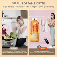 Neo Clean Portable Electric Clothes Dryer – Mini Foldable Drying Machine with Timer for Travel, RV, Apartment, Home Use