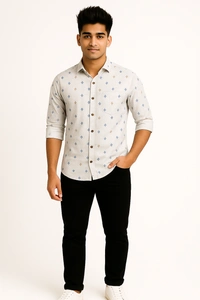 Mr Cuffs MR CUFFS Casual Shirts Full Sleeves Prints CMC008 - M