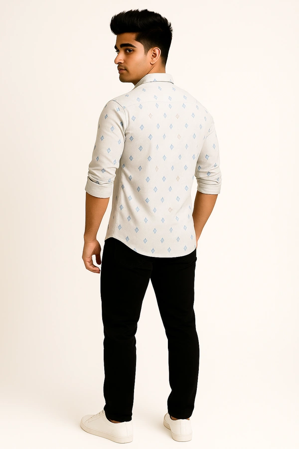 Mr Cuffs MR CUFFS Casual Shirts Full Sleeves Prints CMC008 - M