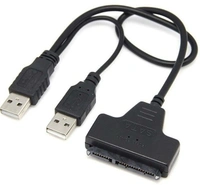 iSparehub USB 3.0 to SATA III Adapter Cable with UASP SATA to USB Converter for 3.5" / 2.5" Hard Drive Disk HDD and Solid State Drives SSD USB Adapter