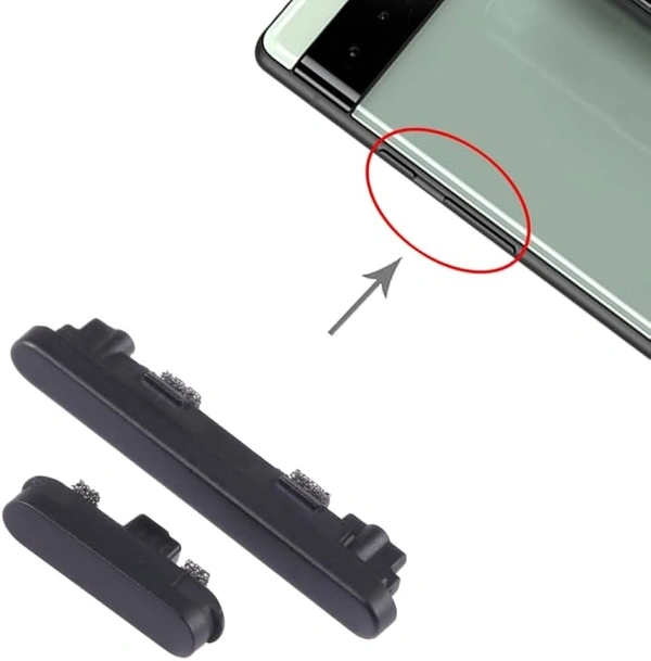 Google For Google Pixel 6A Side Power On Off Volume Key Switch Outer Button External Part
