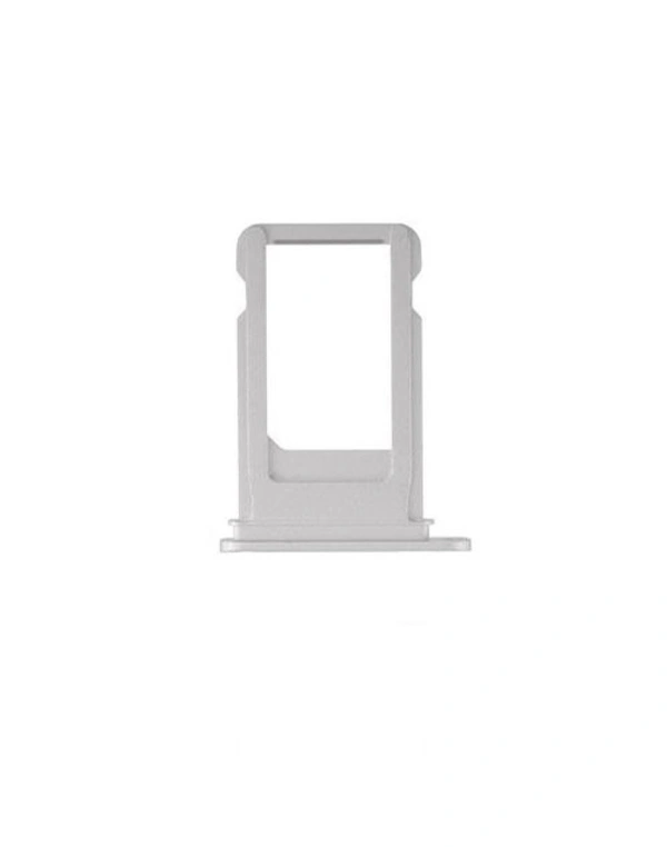 Apple For iPhone 6s Sim Card Holder Slot Nano Sim Tray Replacement (Silver)