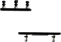 OnePlus For OnePlus 6T External Side Power On Off Volume Outer Metal Key Button Black