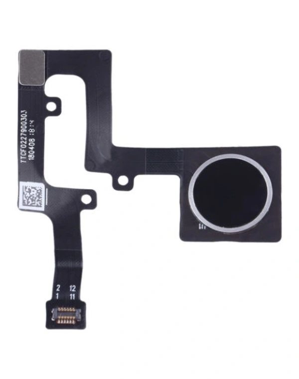 Nokia For Nokia 7.1+ 7.1 Plus / TA-1131 Fingerprint Scanner Sensor Flex Ribbon Cable : Black
