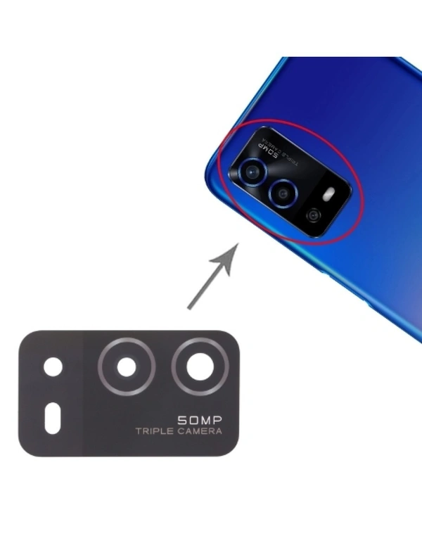Oppo For Oppo A55 4G Back Camera Lens Glass Replacement (Real Glass NOT Plastic)