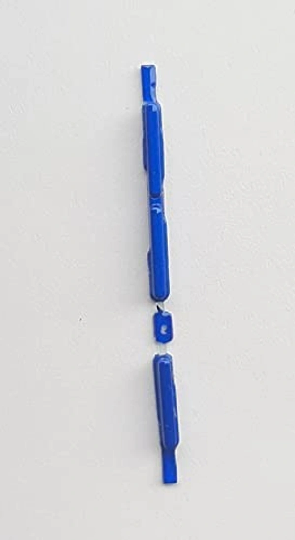 Tecno For Tecno Pova External Power and Volume Button Side Button Out Rubber Keys : Blue