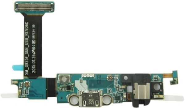 Samsung For Samsung S6 Edge SM-G925F Charging USB Port-Mic-Home Key Back Sensor Flex