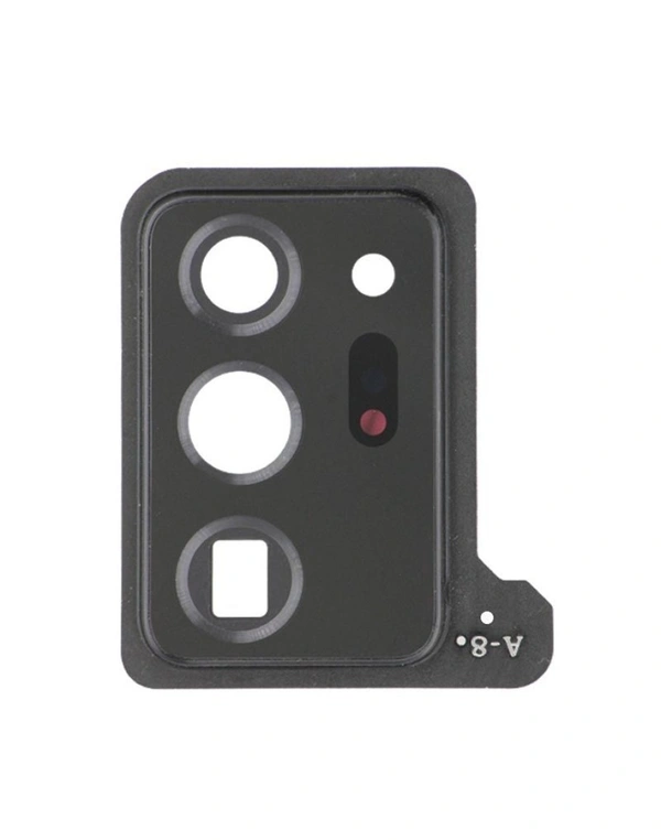 Samsung For Samsung Galaxy Note 20 Ultra 5G Rear Back Camera Glass Lens With Metal Frame Black