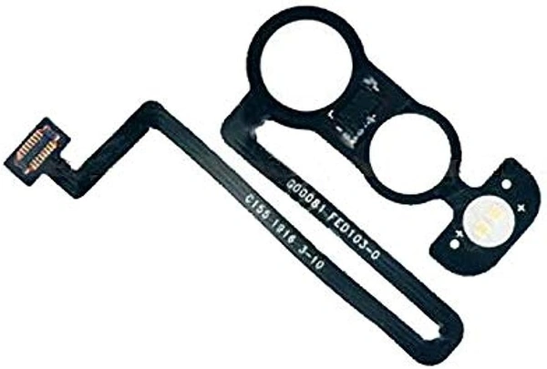 OnePlus For OnePlus 7 Pro Complete LED Flashlight Flash Light Flex Cable With Camera Glass Frame