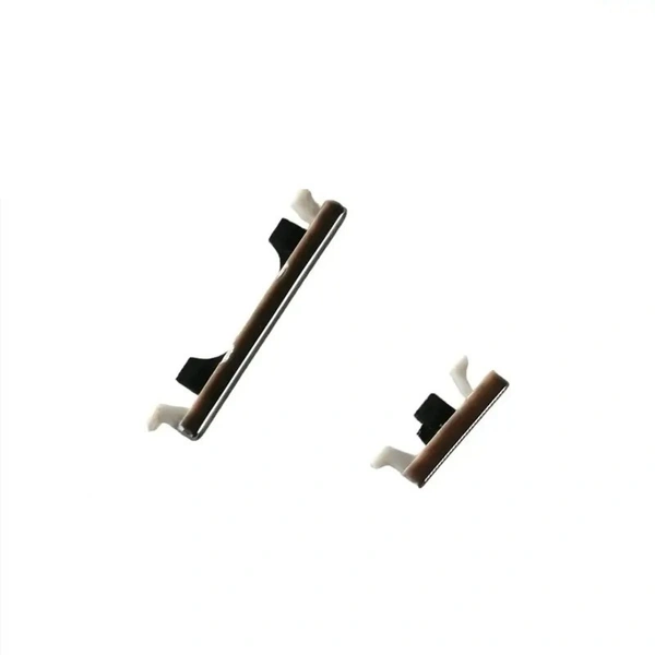 Huawei For Huawei P40 Side Power On Off Volume Key Outer Rubber Button : Silver