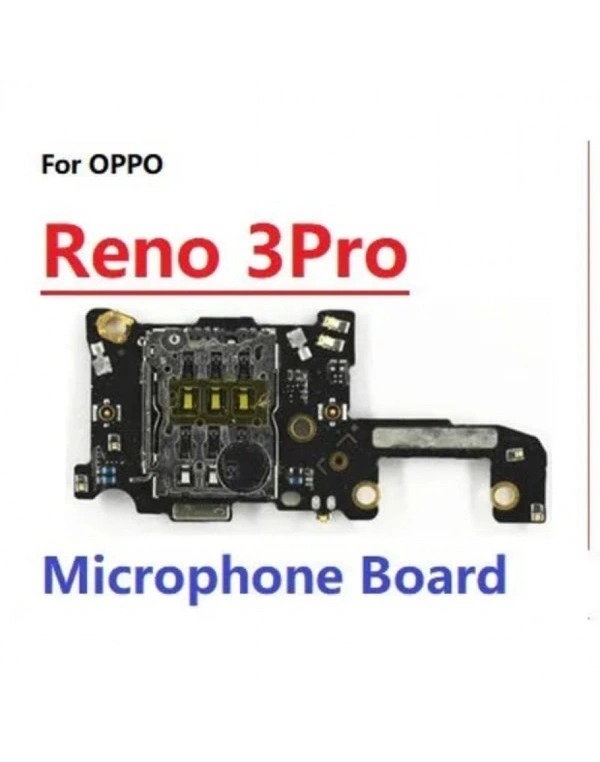 Oppo For Oppo Reno 3 Pro 5G Mic Microphone Sim Tray Slot Connector Flex Cable