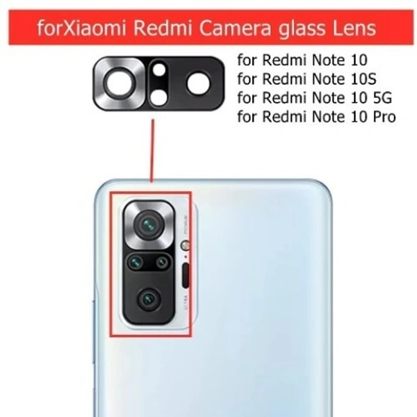 Xiaomi For Xiaomi Redmi Note 10 Back Camera Lens Glass Replacement (Real Glass NOT Plastic)