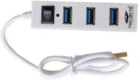 iSparehub 4 Port USB 3.0 HUB High Speed USB Extension Hub with LED & On Off Switch TB-1101