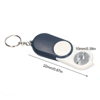 isparehub Mini Pocket Magnify Glass 10X Magnifying W / Light Mini Illuminated