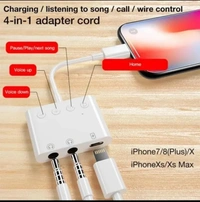 iSparehub For iPhone All In One Lightning Adapter JH-A01 9 Functions Bluetooth Audio Charging