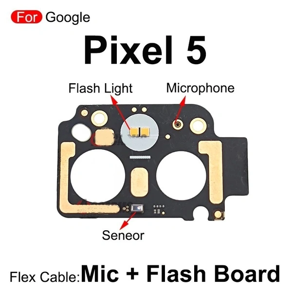 Google For Google Pixel 5 FlashLight With Ambient Light Sensor & Noise Reduction Mic Small Board Module