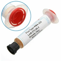 iSparehub RMA-223 Solder Flux Paste, 10CC Injection Syringe Tube PGA BGA SMD - 3 Pcs