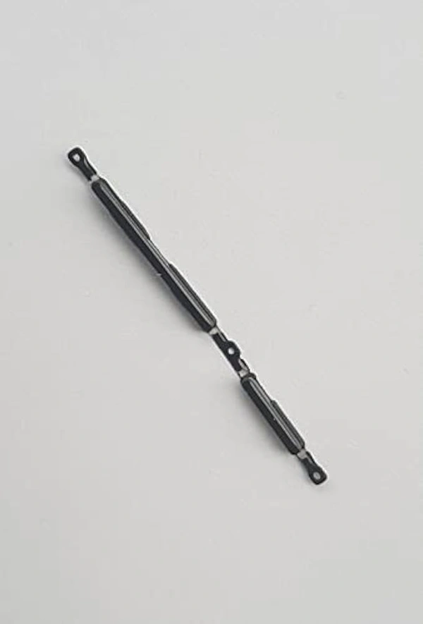Tecno For Tecno Camon 17 External Power and Volume Button Side Button Out Rubber Keys : Black