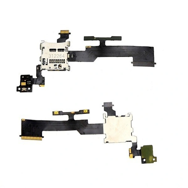HTC For HTC M8 Micro SD MMC-Volume Up / Down Key- Prox.Sensor Flex Cable Connector