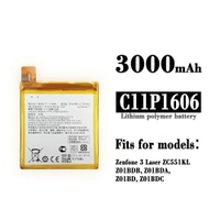 Asus For Asus Zenfone 3 Laser ZC551KL Z01BD (C11P1606) Battery 3000mAh Replacement Battary 