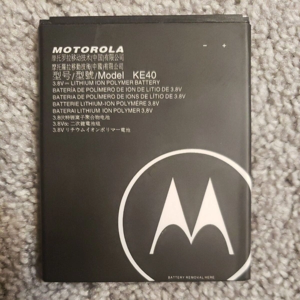 Motorola For Motorola Moto E6 XT2005 KE40 Battery (3000mAh) OEM New Replacement Battery